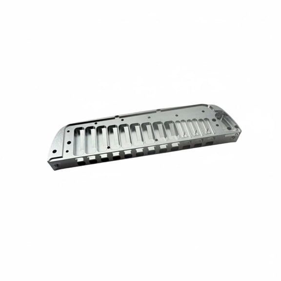 JWQFBC Chromatic Harmonica Comb Rust Resistant Aluminum Harmonica Comb Improved Air Tightness Resonating Strip Instrument Part