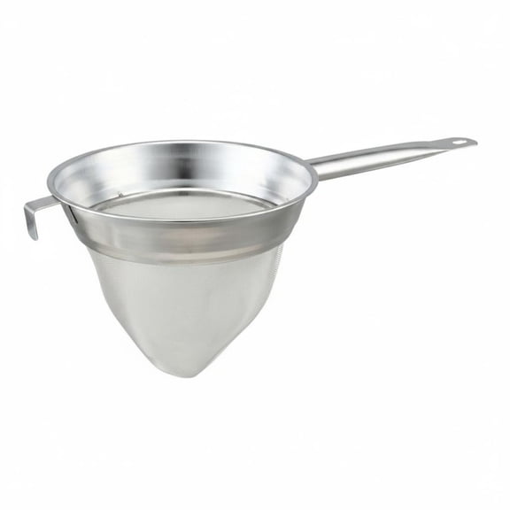 JWQFBC Conical Mesh Strainer Easy to Clean Stainless Steel Funnel Strainer Dishwasher Funnel with Mesh Sieve, 10 Inch