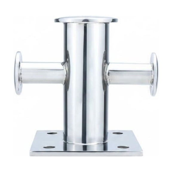 JWQFBC Cross Bollard Rust Resistant Dock Bollard Stainless Steel Mooring Post for Professionals, Marina, 240-190