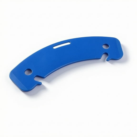 JWQFBC Curved Transfer Board Positioning Notches Patient Transfer Board Hand Slot for Bed to Transfers, Dark Blue