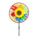 thumbnail image 1 of JWQFBC DIY Sunflower Windmill Pinwheel Wind Chime Flower Decoration Toy - Rainbow, 1 of 9