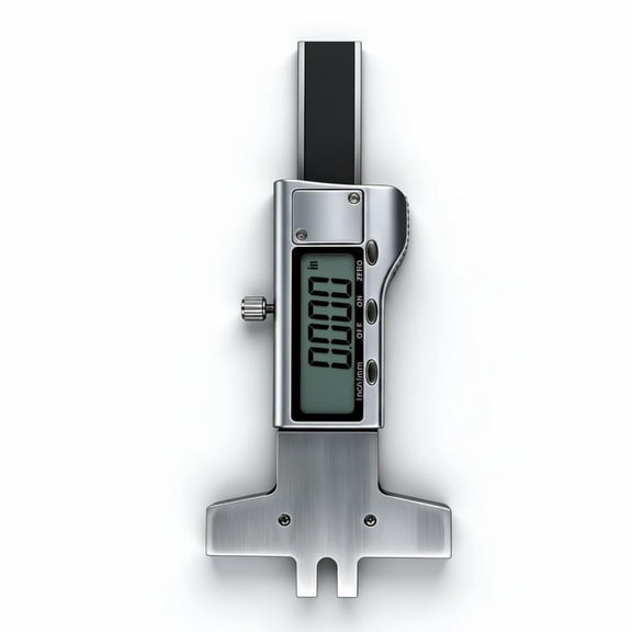 JWQFBC Digital String Action Gauge High Precision Digital String Height Gauge Easy Reading Guitar Action Meter for Repair Technicians, Luthiers, Workshop