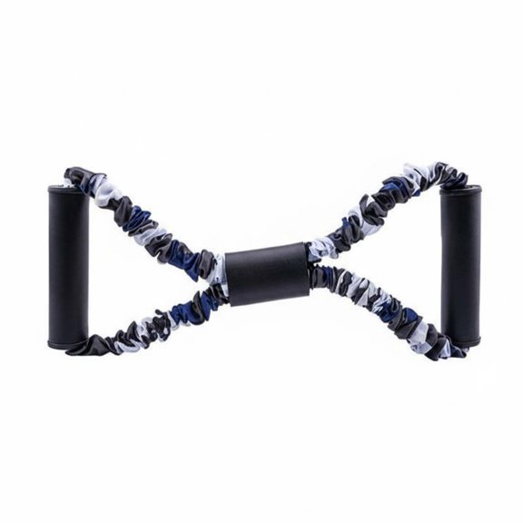 JWQFBC Double Loop Resistance Band Guarding Sleeve 8 Shaped Exercise Band Sculpting Stretching Pull Rope for Beginners, Workout