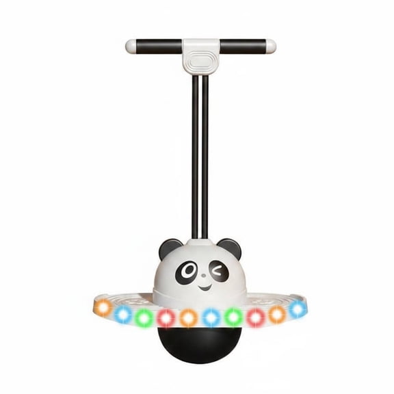 JWQFBC Double Rope Jump Ball Indoor and Outdoor Use Balance Spring Toy Non-Slip Surface Animal Hopping Ball for Young Children, Kindergarten