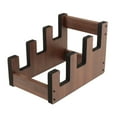 thumbnail image 1 of JWQFBC Electric Guitar Stand Front Display Instrument Holder Storage Wooden Guitar Rack, 1 of 9