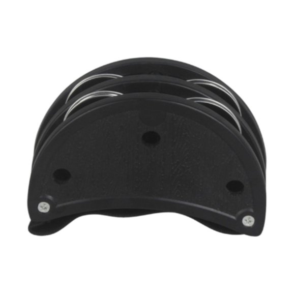 JWQFBC Foot Tambourine Foot Drum Portable Lightweight Sturdy Rhythm Foot Percussion for Black
