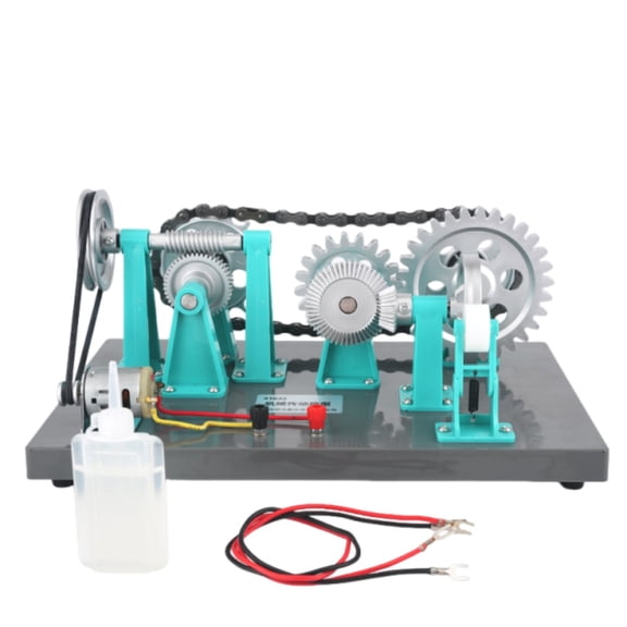 JWQFBC Gear Drives Model Visual Demonstration Chain Drive Model Hands-on Learning Mechanism Demonstration Kit for Teachers, Students, Classroom, , Mechanical Model