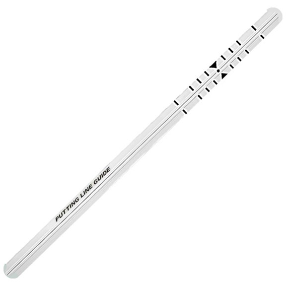 JWQFBC Golf Putting Guide Printed Text Putting Stroke Guide White and Black Golf Alignment Practice Tool for Indoor, Golf Putting Path