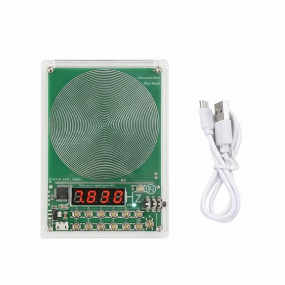 JWQFBC Harmonic Oscillator Wave Generator USB Powered Sine Wave Generator Push Button Control Electronic Module for Aid