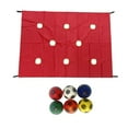 thumbnail image 1 of JWQFBC Hole Tarp Kindergarten Coordination Playing Children Cooperative Play Preschool Red, 1 of 9