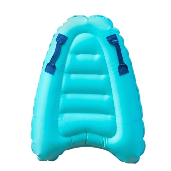 JWQFBC Inflatable Surfboard Toy Composite Material Children's Surfboard Toy Side Handles, Lake Blue Composite