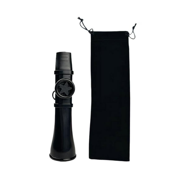 JWQFBC Kazoo for Kids Adults with Storage Bag Easy to Carry Party Decorations Education black
