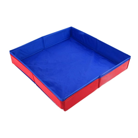 JWQFBC Kid Sandbox Tray, Collapsible, Easy to Clean,Large Space Easy to Carry, Foldable