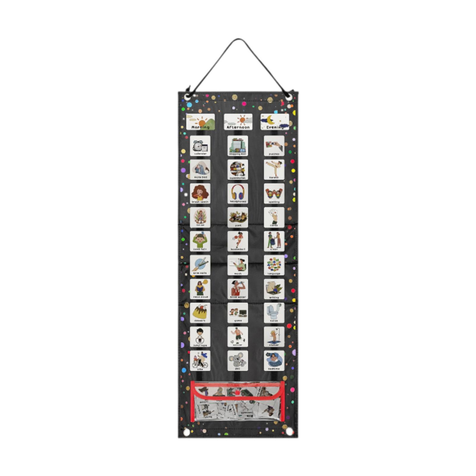 JWQFBC Kids Daily Visual Schedule Daily Routine Chore Chart Foldable ...