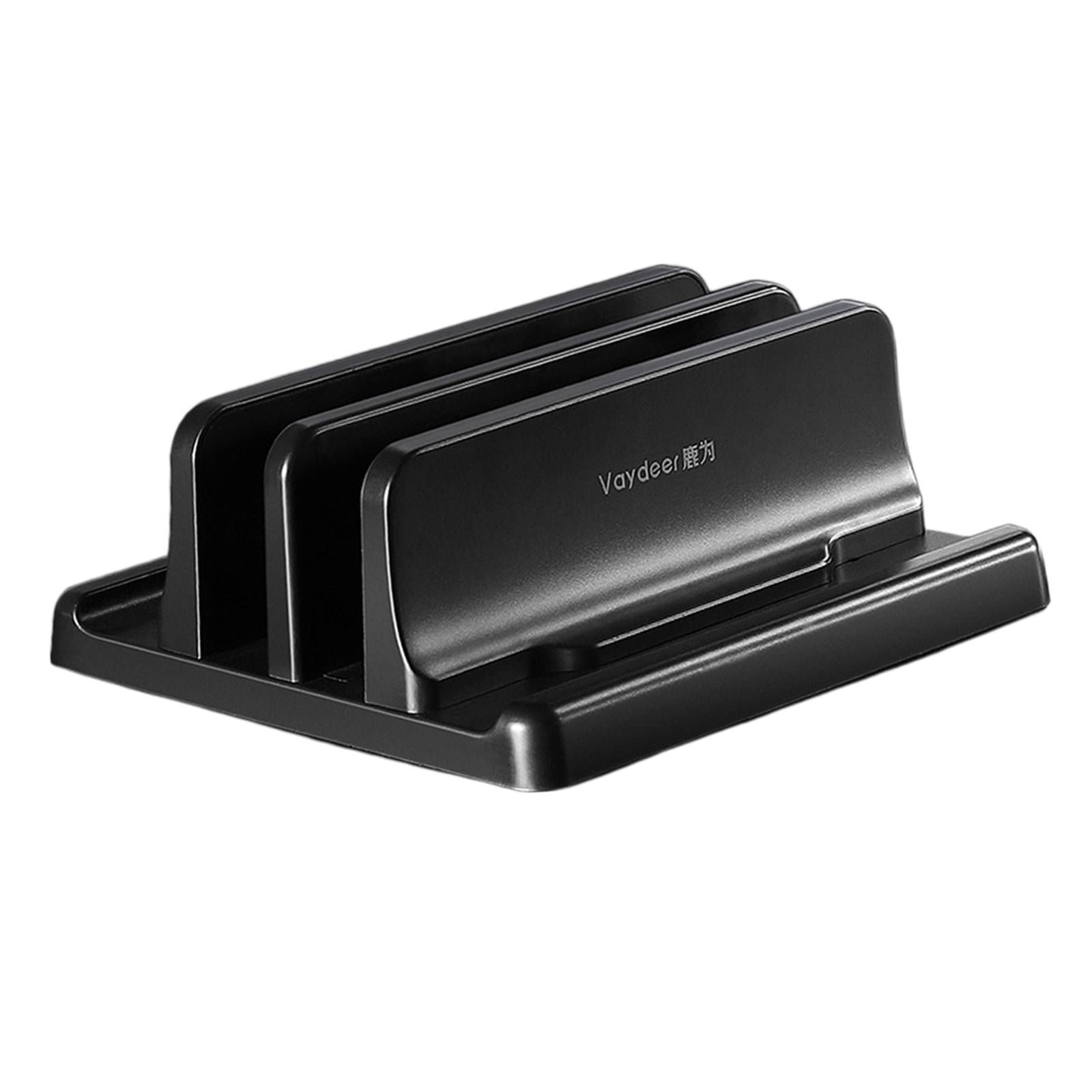 JWQFBC Lightweight Portable Laptop Stand Adjustable Stable Vertical Storage Accessories Double-Space 180g