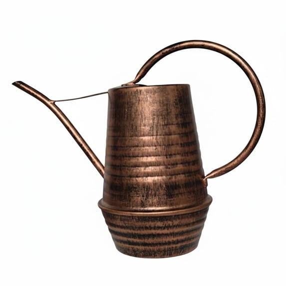 JWQFBC Long Spout Watering Can Retro Style Metal Watering Can Rust-Resistant Garden Tool for Home, Gardening Tasks, Copper