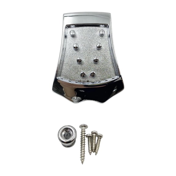 JWQFBC Mandolin Tailpiece Mandolins Part Replacement Instrument Accessories Stable with argent