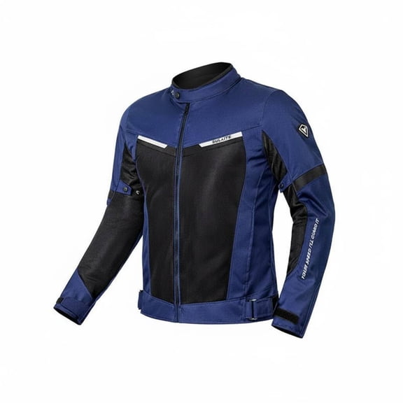 JWQFBC Mesh Motorcycle Jacket Lightweight Summer Riding Jacket Ventilation Network Impact-Resistant Gear for Motorcyclists, Racers