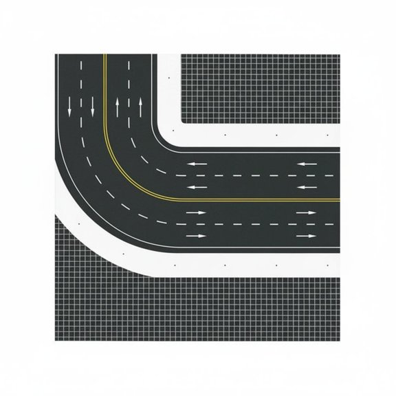 JWQFBC Model town Road Plate Easy to Use Sand Table Road Mat Modular Design model scene Street Surface for Hobbyists, Design Professionals, Architectural Models