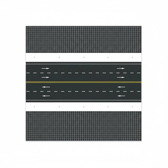 JWQFBC Model town Road Plate Easy to Use Sand Table Road Mat Modular Design model scene Street Surface for Hobbyists, Design Professionals, Architectural Models