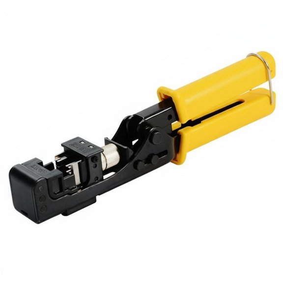 JWQFBC Module Crimping Tool Ergonomic Handle Network Module Termination Tool for DIY Enthusiasts