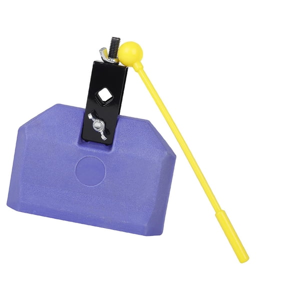 JWQFBC Musical Percussion Block Cow Bell Durability Easy to Use Easy to Install Premium Blue