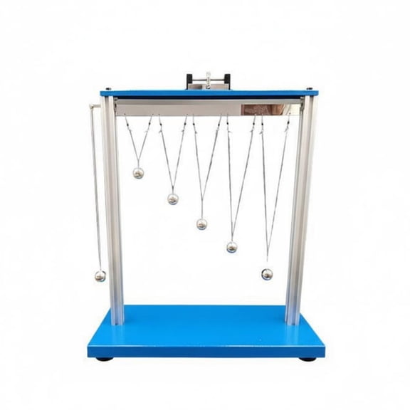 JWQFBC Pendulum Resonance Model Clear Demonstration Resonance Demonstrator Material Forced Vibration Demonstration for Teacher, Physics Lab, Classroom