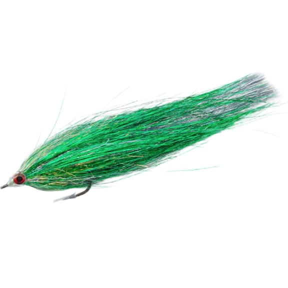 JWQFBC Pike Streamer Fly Hand-Tied Barracuda Fly Lure Highly Reflective Artificial