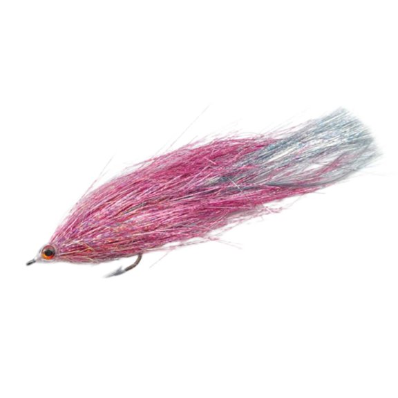JWQFBC Pike Streamer Fly Hand-Tied Barracuda Fly Lure Highly Reflective Artificial