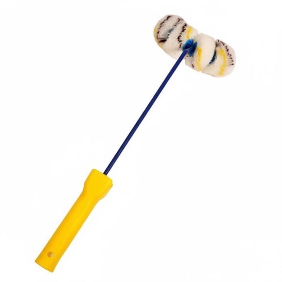 JWQFBC Pipe Paint Roller Professional Results Railing Painter Tool Curved Paint Roller for Railings, Scaffolding