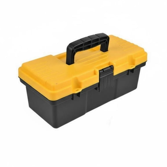 JWQFBC Portable Latch Heavy Duty Tool Case Lockable Large for Electricians, Construction Workers, Workshop, Garage, Job Place, 17 Inch