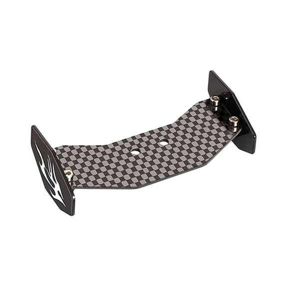JWQFBC RC Rear Wing Spoiler Truck Aluminum Alloy Lightweight Accessories Easily Install Black