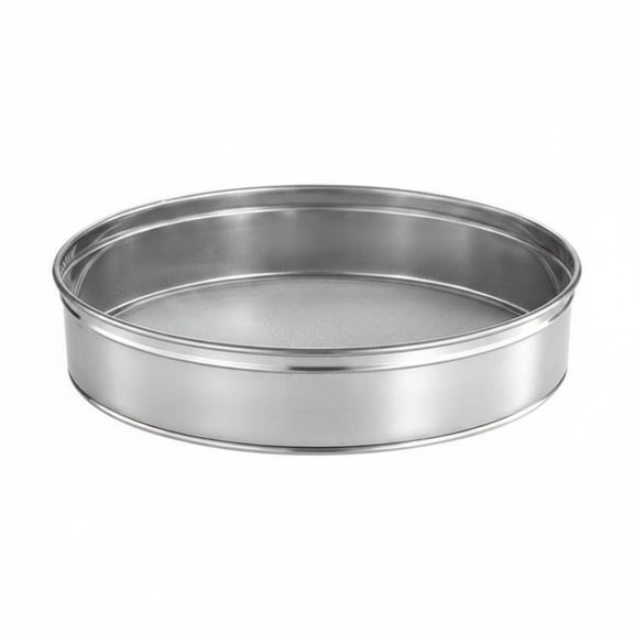 JWQFBC Round Flour Sifter Stackable Stainless Steel Sifter Rust Resistant Stainless Steel Sieve for Cooking