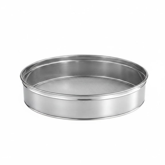JWQFBC Round Flour Sifter Stackable Stainless Steel Sifter Rust Resistant Stainless Steel Sieve for Cooking