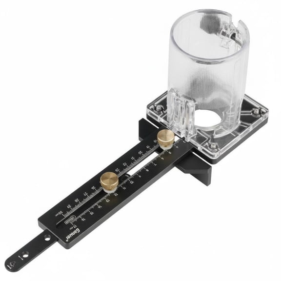 JWQFBC Router Circle Cutting Jig CNC Aluminum Alloy Router Circle Guide Stable Control Hole Cutting Base for Guitar Builders, Woodworkers, Mg0-000-0054 Tool