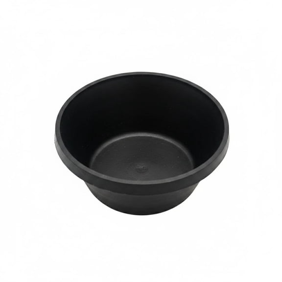 JWQFBC Rubber Feed Pan Pet Bowl Textured Pet Feeding Bowl Round, 1L
