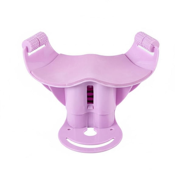 JWQFBC Seated Glute Curved Saddle Glute Textured Handles Hip Thrust Machine, Purple