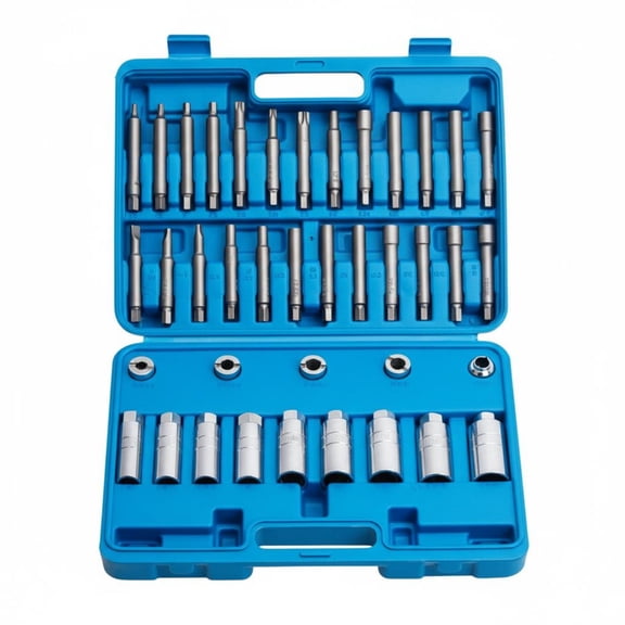 JWQFBC Shock Absorbing Tool Kit Professional Grade Dampening System Strut Upper Mount Nut Socket Set Heat Treated for Mechanics