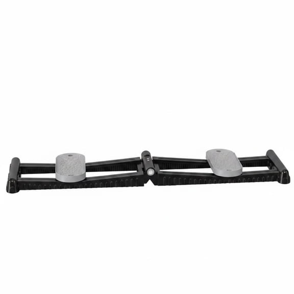 JWQFBC Ski Step Machine Joint-Friendly Sliding Low-Impact legImpact Home Leg Exerciser, Black+Standard