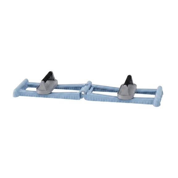 JWQFBC Ski Step Machine Joint-Friendly Sliding Low-Impact legImpact Home Leg Exerciser, Sky Blue+Upgraded