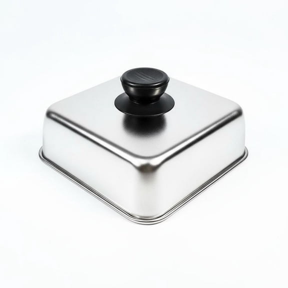 JWQFBC Square Burger Cover Cooks Evenly Cheese Melting Dome Rust Resistant Square Basting Cover for BBQ Enthusiasts, Chefs, Barbecue, Grilling