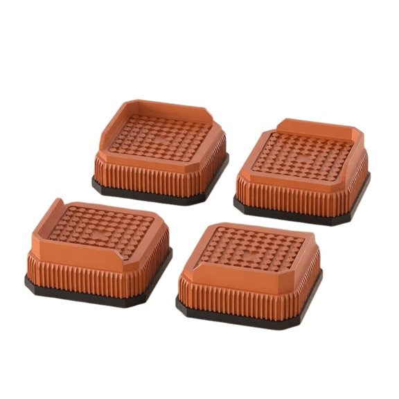 JWQFBC Stackable Furniture Riser Shock Absorbing Sofa Leg Elevator Easy Installation Table Leg Pad