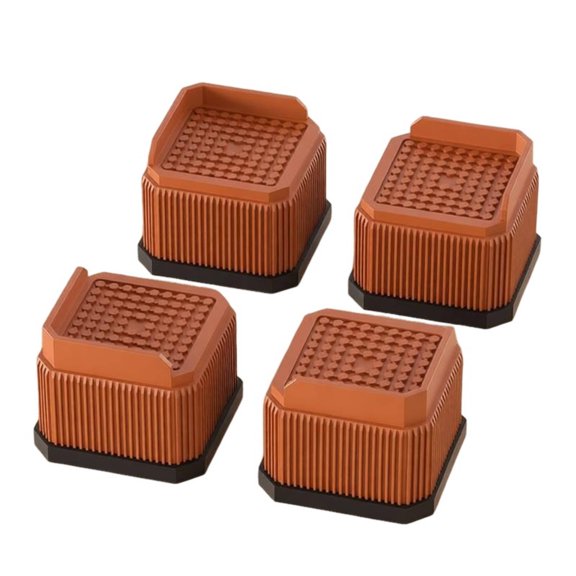 JWQFBC Stackable Furniture Riser Shock Absorbing Sofa Leg Elevator Easy Installation Table Leg Pad