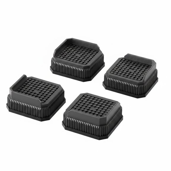 JWQFBC Stackable Furniture Riser Shock Absorbing Sofa Leg Elevator Easy Installation Table Leg Pad