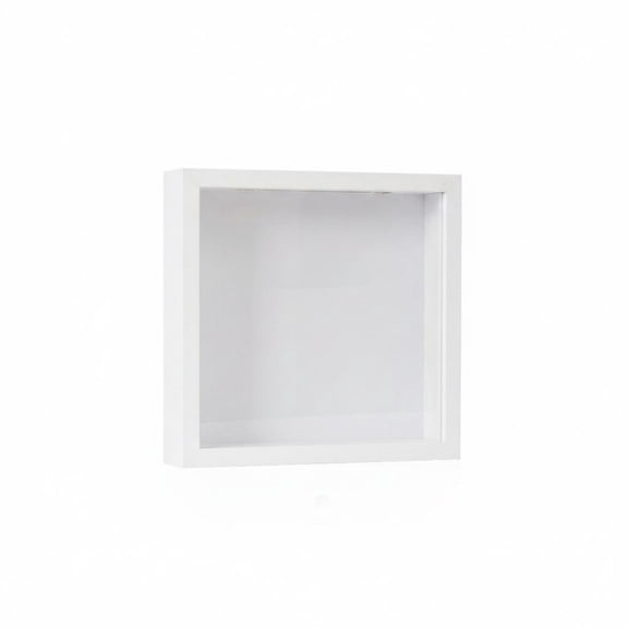 JWQFBC Ticket Display Holder Deep Ticket Shadow Top Slot Slot Memory Display Case for Concert Tickets, Travel Memories, White, 15x15cm
