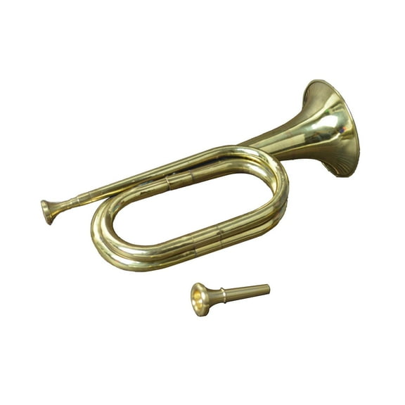 JWQFBC Trumpet Bugle Brass Instrument Gold Gilded Copper Vintage Musical Instrument for