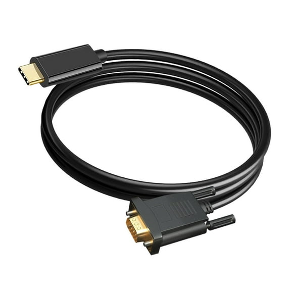 JWQFBC USB 3.1 to VGA Adapter Cable Monitor Display 1080P USB Type C to VGA 10Gbps Plug