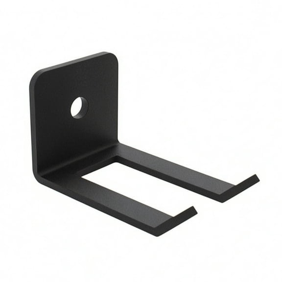 JWQFBC Wall-Mounted Exercise Hook Black Two-Prong Storage Bracket 4 Mm Thick L-Shaped Metal Hook, Rack SET