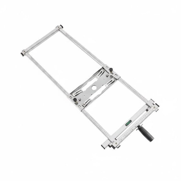 JWQFBC Wood Panel Cutting Jig High Precision Circular Saw Guide Rail Etched Scale Adjustable Cutting Guide for Woodworkers, DIY Enthusiasts, Workshop, Medium 4-5 Inch