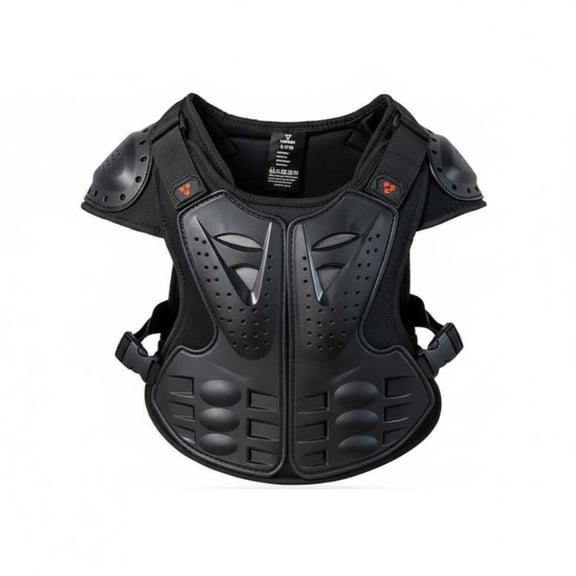 JWQFBC Young Motocross Vest Protection Kids Adjustable Straps Childrens Chest Protector for Skateboarding, Roller Skating
